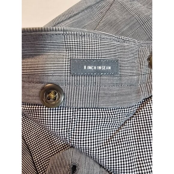 Bonobos Gray Hounds tooth Cotton Mens Shorts 8" Inseam size 34 - Picture 5 of 13